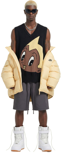 Black Astro Boy Knit Vest (Blonde/Black)