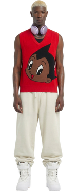 Black Astroboy Vest (red)