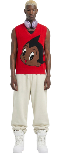 Black Astroboy Vest (red)