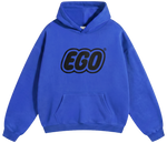 EGO® logo hoodie (black/blue)