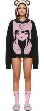 Serial Experiments Lain Intro Sweater (Lilac)
