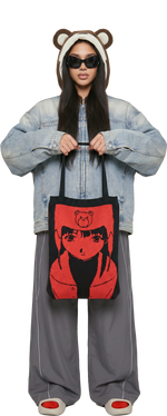 Serial Experiments Lain Tote (Red/Black)