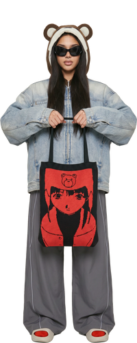 Serial Experiments Lain Tote (Red/Black)