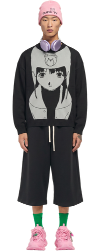 Serial Experiments Lain Intro Sweater (Gray)
