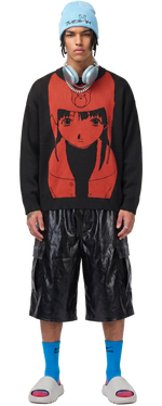 Serial Experiments Lain Intro Sweater (Red)