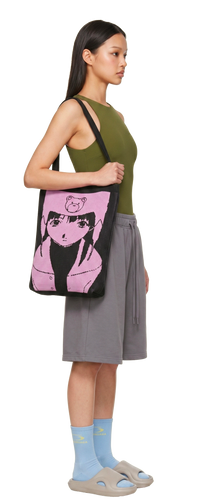 Serial Experiments Lain Tote (Lilac/Black)