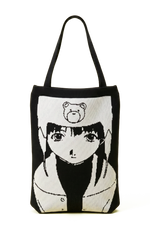 Serial Experiments Lain Tote (White/Black)