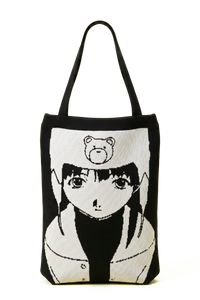 Serial Experiments Lain Tote (White/Black)