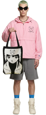 Serial Experiments Lain Tote (White/Black)