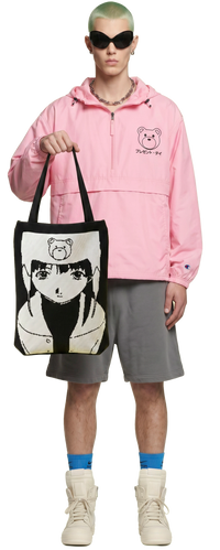 Serial Experiments Lain Tote (White/Black)