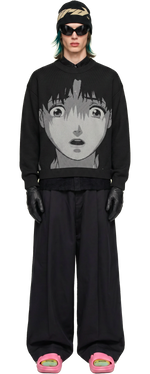 Perfect Blue Shocked Mima Sweater (White/Black)