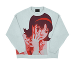 Perfect Blue Mima Sweater (Red/Blue)
