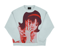 Perfect Blue Mima Sweater (Red/Blue)