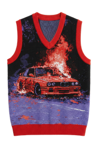 WWIII sweater vest (red)