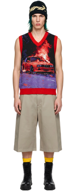 WWIII sweater vest (red)