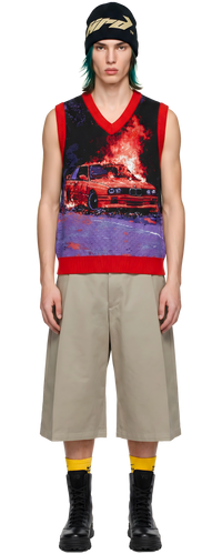 WWIII sweater vest (red)